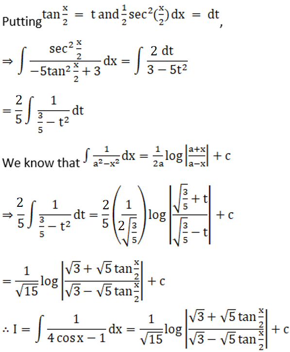 RD Sharma Solutions for Class 12 Maths Chapter 19 Indefinite Integrals Image 399