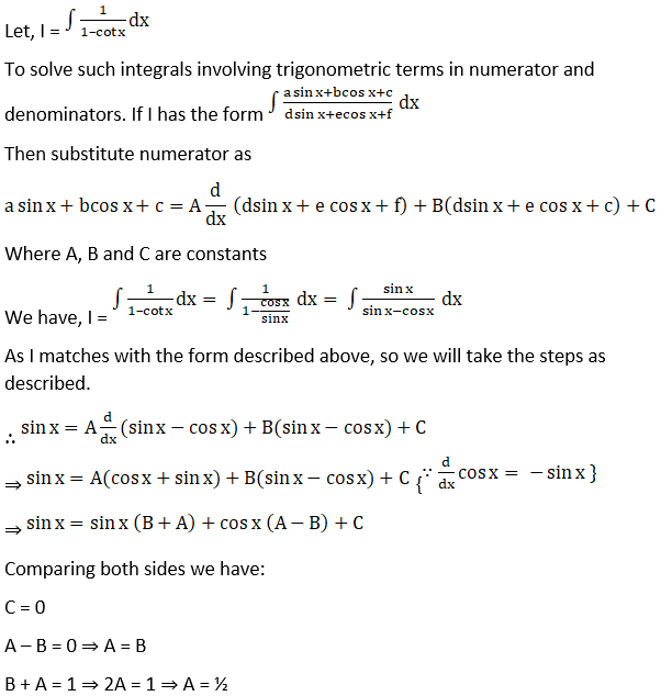 RD Sharma Solutions for Class 12 Maths Chapter 19 Indefinite Integrals Image 404