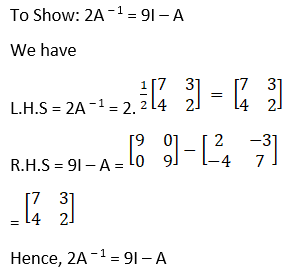 RD Sharma Solutions for Class 12 Maths Chapter 7 Adjoint and Inverse of a Matrix Image 103