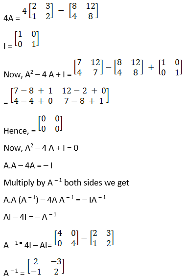 RD Sharma Solutions for Class 12 Maths Chapter 7 Adjoint and Inverse of a Matrix Image 123