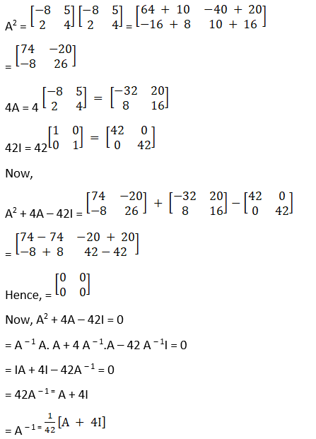 RD Sharma Solutions for Class 12 Maths Chapter 7 Adjoint and Inverse of a Matrix Image 126