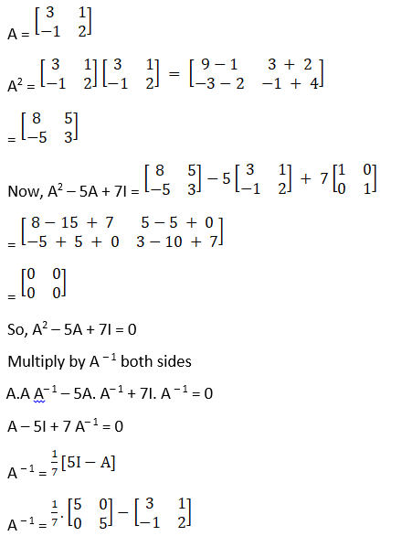 RD Sharma Solutions for Class 12 Maths Chapter 7 Adjoint and Inverse of a Matrix Image 129