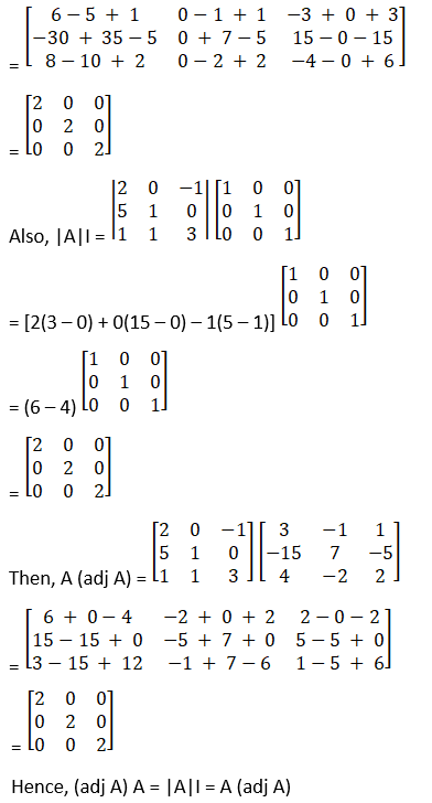 RD Sharma Solutions for Class 12 Maths Chapter 7 Adjoint and Inverse of a Matrix Image 35