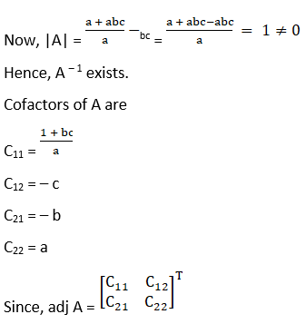 RD Sharma Solutions for Class 12 Maths Chapter 7 Adjoint and Inverse of a Matrix Image 57