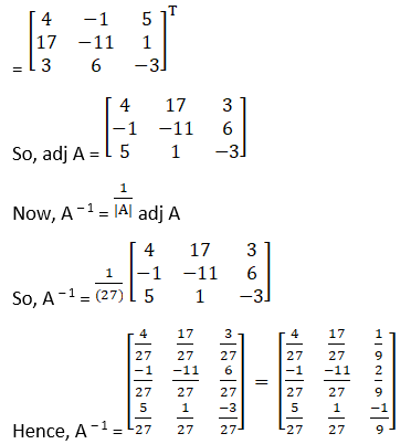 RD Sharma Solutions for Class 12 Maths Chapter 7 Adjoint and Inverse of a Matrix Image 72