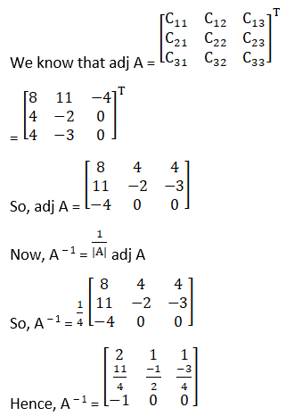 RD Sharma Solutions for Class 12 Maths Chapter 7 Adjoint and Inverse of a Matrix Image 80