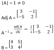 RD Sharma Solutions for Class 12 Maths Chapter 7 Adjoint and Inverse of a Matrix Image 96