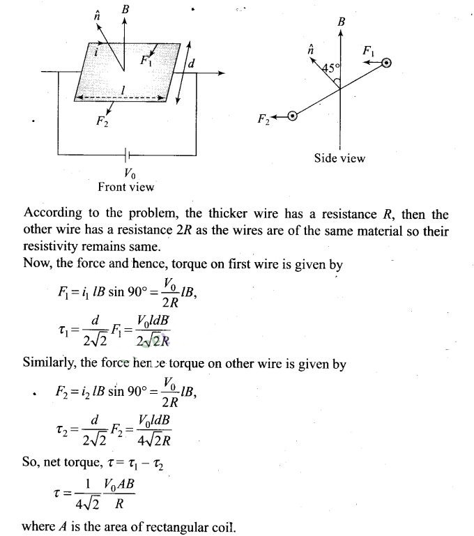 NCERT Exemplar Class 12 Physics Chapter 4 Moving Charges and Magnetism Img 28