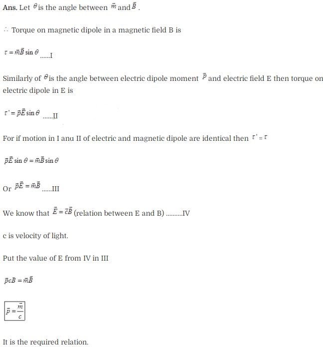 NCERT Exemplar Class 12 Physics Chapter 5 Magnetism and Matter Img 17