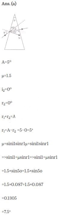 NCERT Exemplar Class 12 Physics Chapter 9 Ray Optics and Optical Instruments Img 1