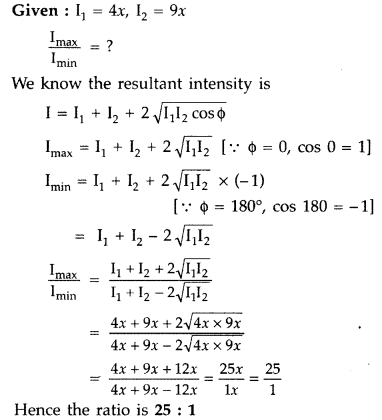 Important Questions for Class 12 Physics Chapter 10 Wave Optics Class 12 Important Questions 100