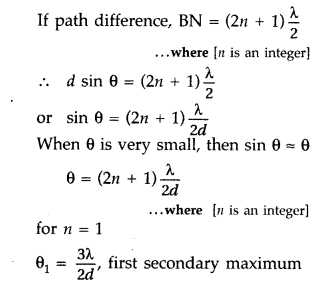 Important Questions for Class 12 Physics Chapter 10 Wave Optics Class 12 Important Questions 126