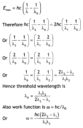 Class 12 Physics Important Questions Chapter 11 Dual Nature of Radiation and Matter 39