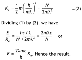 Class 12 Physics Important Questions Chapter 11 Dual Nature of Radiation and Matter 47