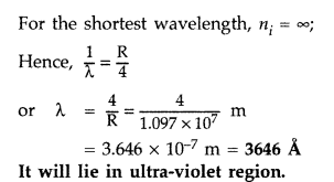 Important Questions for Class 12 Physics Chapter 12 Atoms Class 12 Important Questions 19