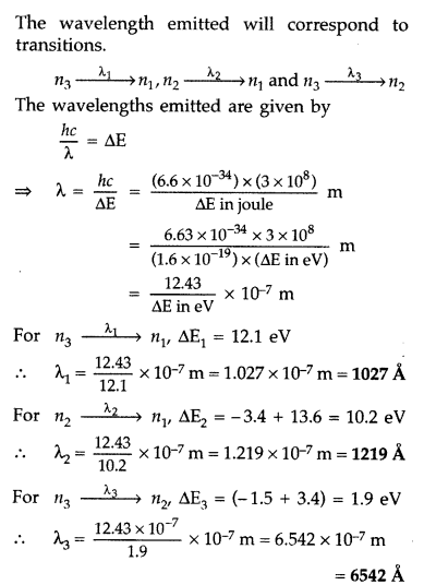 Important Questions for Class 12 Physics Chapter 12 Atoms Class 12 Important Questions 33