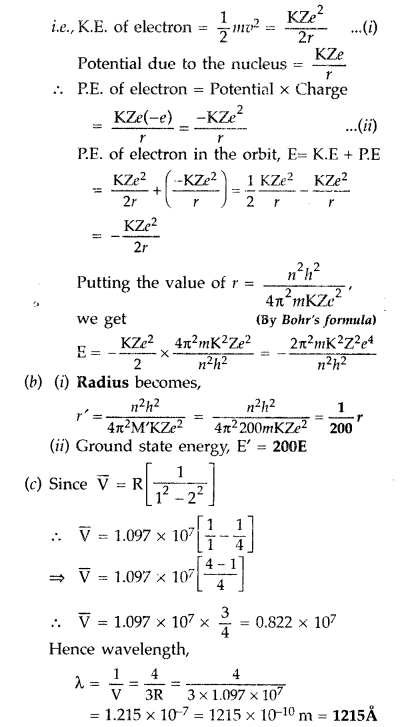 Important Questions for Class 12 Physics Chapter 12 Atoms Class 12 Important Questions 80