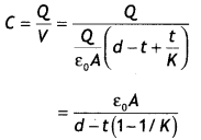 Class 12 Physics Important Questions Chapter 2 Electrostatic Potential and Capacitance 24