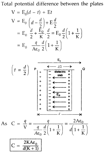 Important Questions for Class 12 Physics Chapter 2 Electrostatic Potential and Capacitance Class 12 Important Questions 76