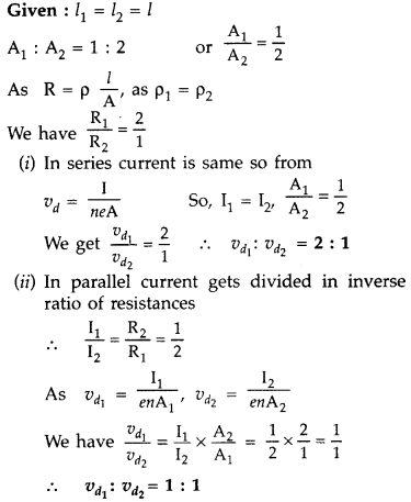 Important Questions for Class 12 Physics Chapter 3 Current Electricity Class 12 Important Questions 21