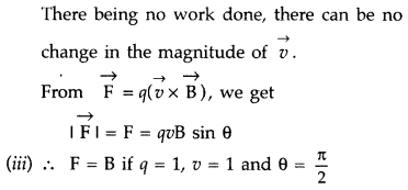 Important Questions for Class 12 Physics Chapter 4 Moving Charges and Magnetism Class 12 Important Questions 127