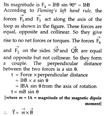 Important Questions for Class 12 Physics Chapter 4 Moving Charges and Magnetism Class 12 Important Questions 167