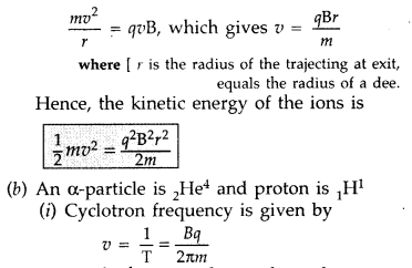 Important Questions for Class 12 Physics Chapter 4 Moving Charges and Magnetism Class 12 Important Questions 188