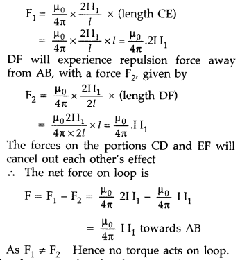 Important Questions for Class 12 Physics Chapter 4 Moving Charges and Magnetism Class 12 Important Questions 71