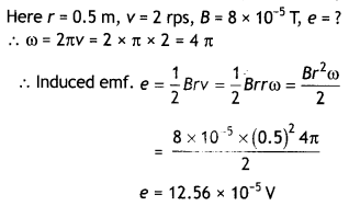 Class 12 Physics Important Questions Chapter 6 Electromagnetic Induction 43