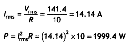 Class 12 Physics Important Questions Chapter 7 Alternating Current 62