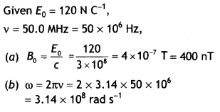 Class 12 Physics Important Questions Chapter 8 Electromagnetic Waves 10