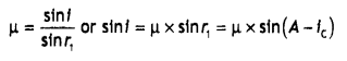 Class 12 Physics Important Questions Chapter 9 Ray Optics and Optical Instruments 109