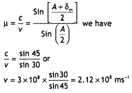 Class 12 Physics Important Questions Chapter 9 Ray Optics and Optical Instruments 115