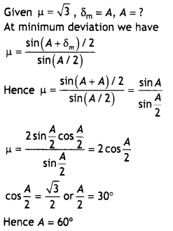 Class 12 Physics Important Questions Chapter 9 Ray Optics and Optical Instruments 153