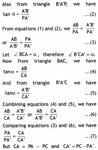 Class 12 Physics Important Questions Chapter 9 Ray Optics and Optical Instruments 53