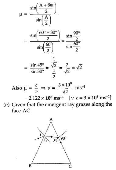 Important Questions for Class 12 Physics Chapter 9 Ray Optics and Optical Instruments Class 12 Important Questions 150