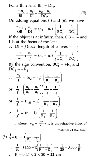 Important Questions for Class 12 Physics Chapter 9 Ray Optics and Optical Instruments Class 12 Important Questions 182