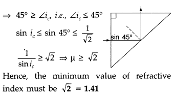 Important Questions for Class 12 Physics Chapter 9 Ray Optics and Optical Instruments Class 12 Important Questions 203