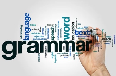 Grammar skills illustration