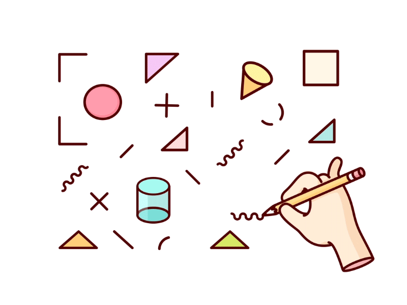 Math formulas illustration