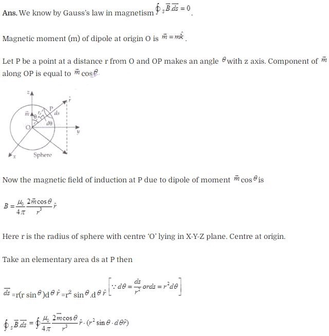 NCERT Exemplar Class 12 Physics Chapter 5 Magnetism and Matter Img 14